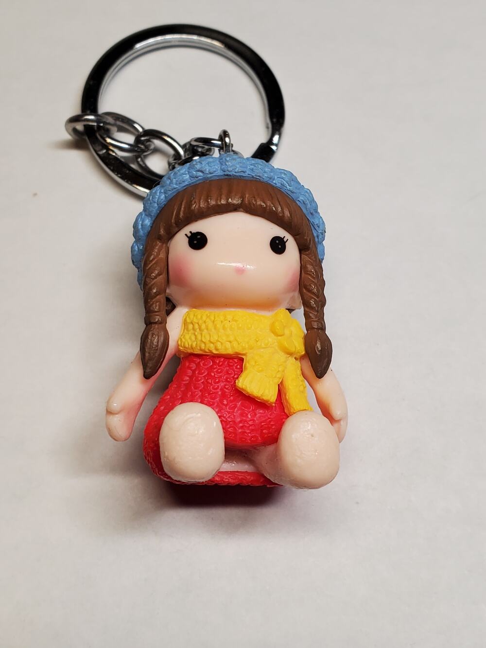 Cute Girl Keychain - 2"